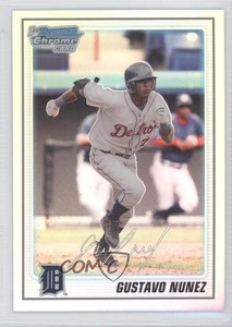 2010 Bowman Chrome Prospects Refractor /777 Gustavo Nunez #BCP33