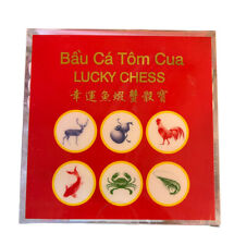 TET & Lunar New Year Bau Ca Tom Cua Board Game Lucky Chess W/ Dice 