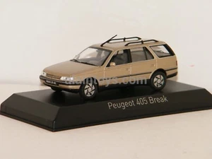 PEUGEOT 405 BREAK 1991 Mayfair Beige metallic NOREV 1/43 Ref 474557 - Afbeelding 1 van 4