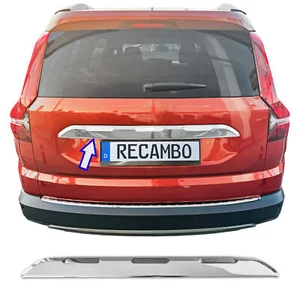 Edelstahl Kofferraumleiste über Kennzeichen passend für Dacia Jogger | ab 2021> - Afbeelding 1 van 7