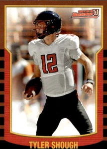 Tyler Shough 2021-22 Bowman University - 2000 Bowman #2KB-15 - Texas Tech - Picture 1 of 2