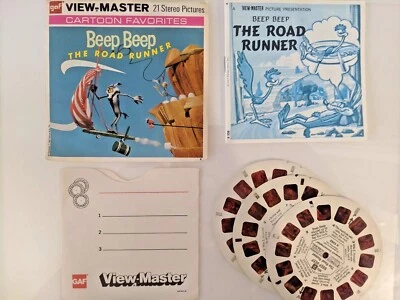 JUEGO COMPLETO View-Master Beep Beep The Road Runner de colección Foto 1 de 4