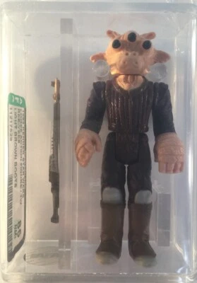 Botas sueltas Kenner Ree-Yees vintage de Star Wars marrón claro 1983 AFA 85 NM+ RARAS Foto 1 de 3