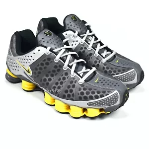 NWT Nike Shox TL3 OG Graphite Yellow Black Mens 10.5 US DS 2005 AUTHENTIC - Picture 1 of 12