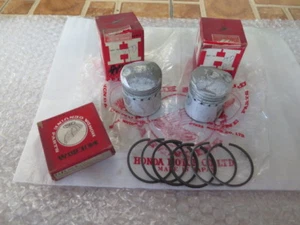 HONDA CB92 CB 92 PISTON RING SET L+R STD SIZE GENUINE NOS JP - Imagen 1 de 9