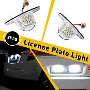 For Honda Civic/Fit/CR-V/Odyssey 6000K 18-SMD White LED License Plate Lig Y - Picture 1 of 33