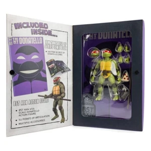 BST AXN Teenage Mutant Ninja Turtles - Donatello Exclusive Figure & Comic Book - Picture 1 of 3