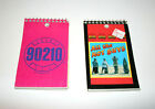 VTG 1991 Set of 2 Beverly Hills 90210 TV Show Memo Mini Spiral Notebook 3x5"