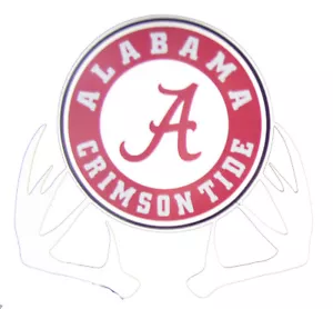 Brass Reminders Alabama Crimson Tide Dear Rack With Alabama Seal Logo Decal - Picture 1 of 2