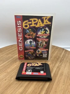 Genesis 6-Pak (Sega Genesis, 1995) In Original Case (no manual) - Picture 1 of 6