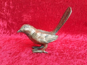 Beautiful, old Bronze Figure, Bird (Sparrow) - Picture 1 of 6