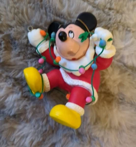 Topolino Disney Ornamento Topolino aggrovigliato nelle luci Groiler Natale Magia - Foto 1 di 1