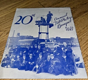 1940 20th Annual CHICAGO TRIBUNE PHOTOGRAPHERS Banquet Program - Picture 1 of 9