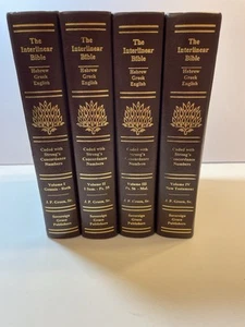 Jay P Green Interlinear Bible Commentaries Hebrew Greek English 4 Bk Set Ex Con - Picture 1 of 5