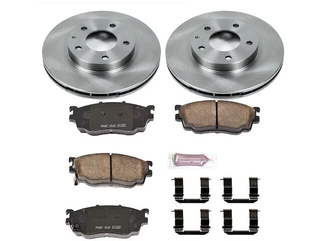 Power Stop 33NP48G Front Brake Pad and Rotor Kit Fits 2003 Mazda Protege — 第 1/1 张图片