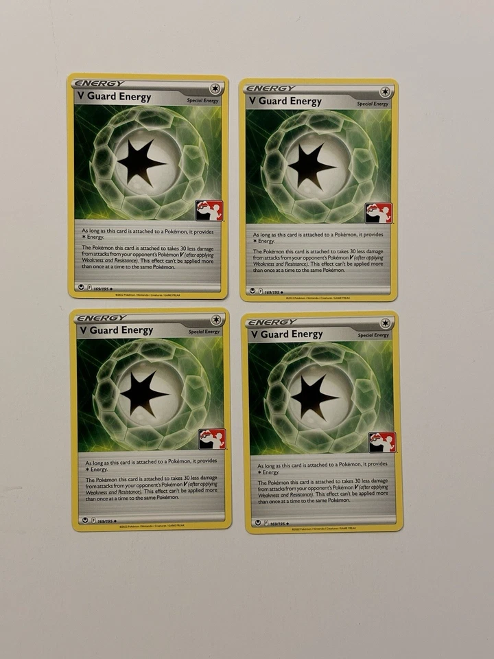 4x 169/195 V Guard Energy Pokemon Prize Pack Series 3 NM FAST SHIP playset B - Image 1 of 2