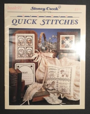 Stoney Creek Collection: QUICK STITCHES Cross Stitch Booklet #91 - 14 Designs - Image 1 of 4