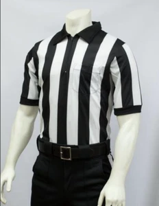 SMITTY | FBS-117E | 2" Stripe ELITE Football Officials Short Sleeve Shirt - Picture 1 of 2