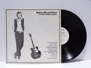 Robert Maxwell Case Let The Cowboy Dance Autographed 12" Vinyl w/ COA 070224WR - Imagen 1 de 3