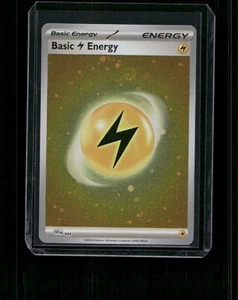 SV01: Scarlet & Violet Base Set #004 Basic Lightning Energy (Cosmos Holo) - Picture 1 of 2