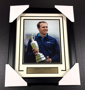 Jordan Spieth 2017 OPEN CHAMPIONSHIP CHAMPION 8X10 PHOTO FRAMED MATTED - Picture 1 of 2