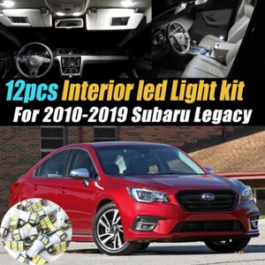 12Pc Super White Car Interior LED Light Bulb Kit for 2010-2019 Subaru Legacy - Picture 1 of 9