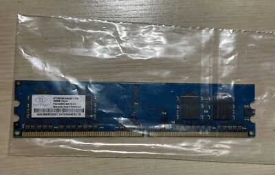 Nanya NT256T64UH4A0FY-37B 256MB PC2-4200U-444-12-C1 Memory Module - Image 1 of 4