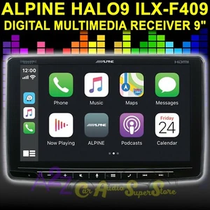 ALPINE ILX-F409 HALO9 9" APPLE CARPLAY CAR RECEIVER MONITOR W/BLUETOOTH/HDMI - Picture 1 of 7