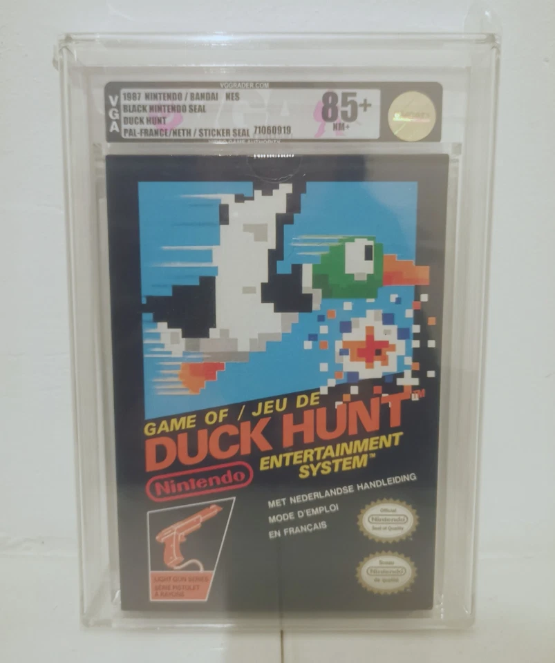 Duck Hunt Nes Nintendo Vga 85+ PAL Sticker Sealed - Image 1 of 2
