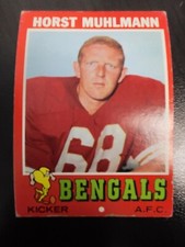 1971 Topps Horst Muhlmann football card #49........