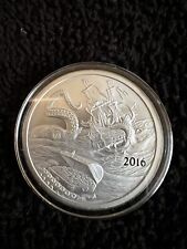 Welcome To Silverbug Island The Kraken 1 Troy Oz .999 Fine Silver In Capsule