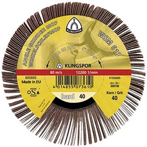 Klingspor Winkelschleifmop WSM 617 125x20mm K 40 - Bild 1 von 2