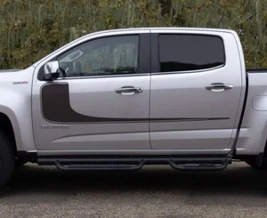 Hockey Stripe 3M Vinyl Sticker Decal Graphic Chevy Colorado Crew Cab All Years - Picture 1 of 6