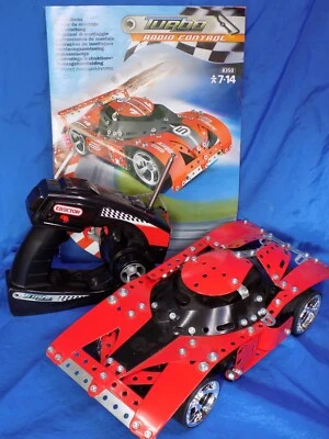 MECCANO ERECTOR TURBO RADIO CONTROL CAR BUILDING SET 8320 Tested & Working - Image 1 of 4