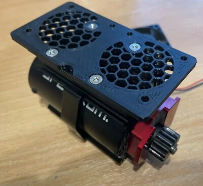 SKOOKUM RC Arrma Infraction Felony Limitless Dual 40mm Motor Fan Mount Adapter V2 Cooler