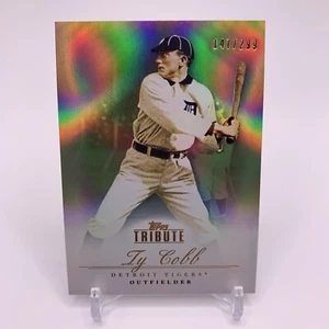 2012 Ty Cobb TOPPS TRIBUTE BRONZE REFRACTOR 13 #147/299 Mint - Picture 1 of 2