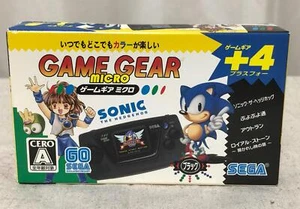 Sega Game Gear Micro Schwarz +4 Sammlung Spiele HCV-3276 Japan Neu - Bild 1 von 5