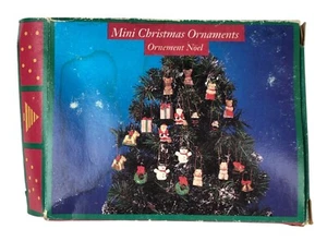 Vintage Mini Christmas Ornaments New in Box - Picture 1 of 2