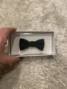 Appaman Boys Bow Tie Green Dark velvet Look Aa25 - Picture 1 of 5