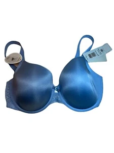 TRIUMPH Bra Beauty-Full Essential WP Underwire NWT BLUE 40DD - Picture 1 of 6
