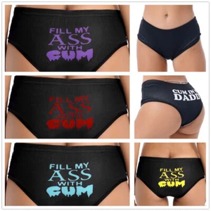 Womens Fashion Sexy Funny Naughty 3D Printed Cute Panties Underwear Briefs Gifts - Picture 1 of 127