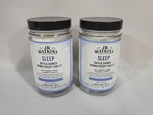 2x J.R Watkins SLEEP Bath & Shower Aromatherapy Tablets Monoi & Sandalwood 6 Ea - Picture 1 of 4
