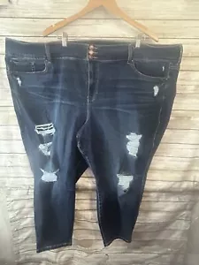 Torrid Women Jeans Size 30S 30 Short Darkwash High Rise Jegging Skinny j277 - Picture 1 of 4