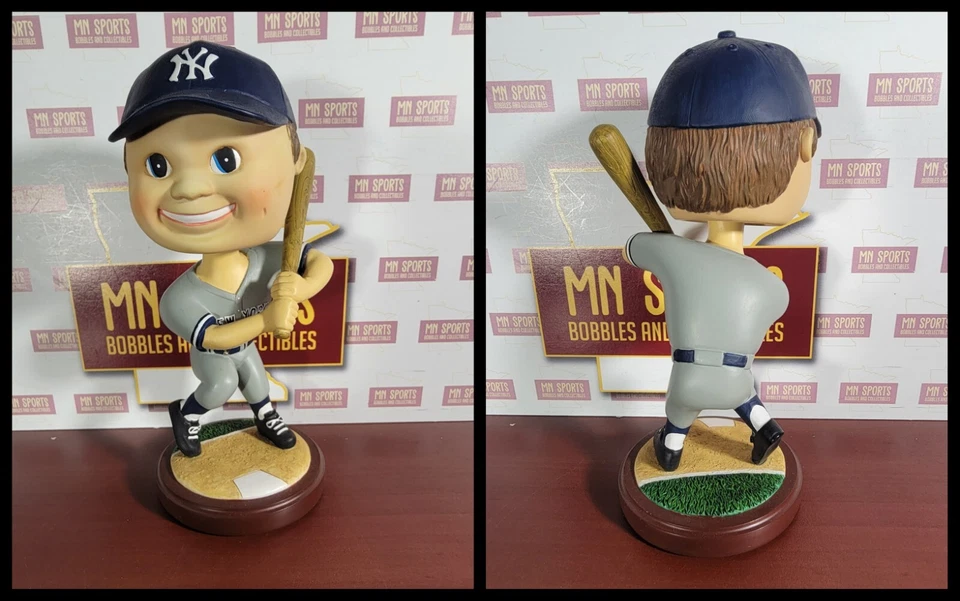 New York Yankees Bobblehead NY Memory Company Grey Jersey - Image 1 of 1
