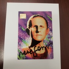 Autographed 1994 Star Trek Deep Space Nine Odo Rene Auberjonois skybox card #96