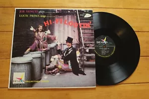 JOE VENUTI PLAYS LOUIS PRIMA SINGS - HI FI LOOTIN LP 12" VINYL G+ - Picture 1 of 4