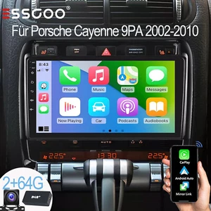 DAB+9 " Für Porsche Cayenne 02-10 2+64G Android14 CarPlay Autoradio GPS Navi KAM - Bild 1 von 14
