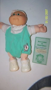 COLECO PREEMIE BOY BLUE/green OUTFIT CABBAGE PATCH KIDS - Picture 1 of 4