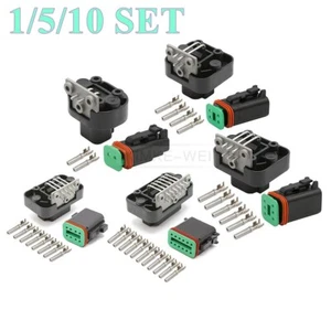 2/4/6/8/12 Pin Deutsch DT13/06 Series PCB Panel Male & Female Connector Plug Kit - Picture 1 of 9