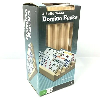 Cardinal Industries Madera Maciza 5 Filas ESTANTES DOMINÓ Soportes Caja de 4 ¡NUEVO! Foto 1 de 2